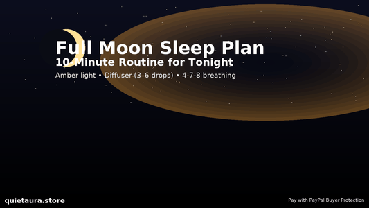 Full Moon Sleep Plan: 10-Minute Routine for Tonight