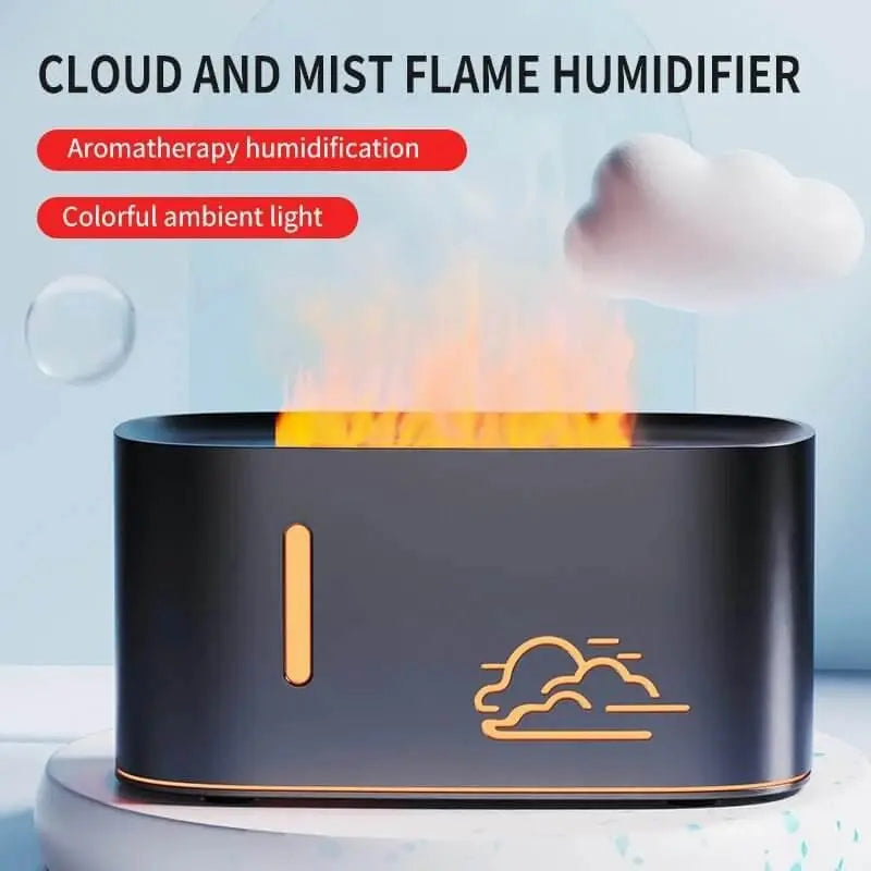 Best Flame Diffuser 2026 - Realistic Flame Effect Aroma Diffuser with 7 LED Colors (160ml) - image 5