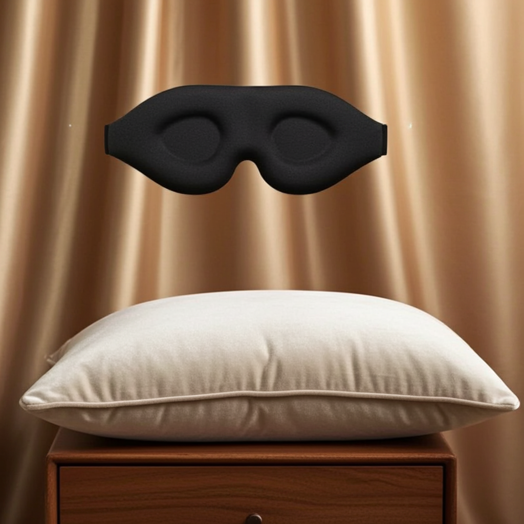 3D Sleep Mask - Contoured Blackout Eye Cover