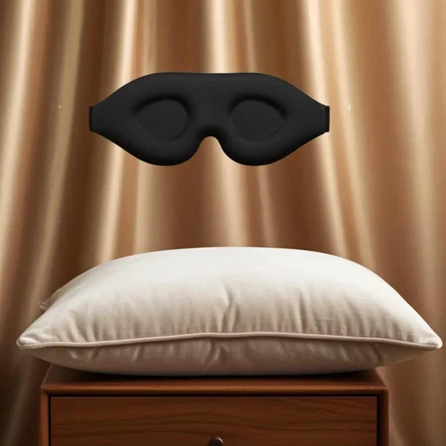Best Sleep Mask for Side Sleepers - 3D Blackout Eye Mask for Men & Women (Zero Pressure) - image 3