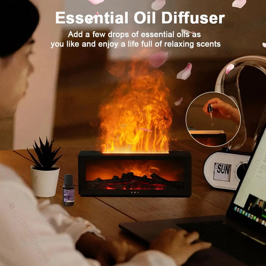 Best Flame Diffuser with Remote 2026 - Essential Oil Humidifier with Realistic Flame Effect - image 8