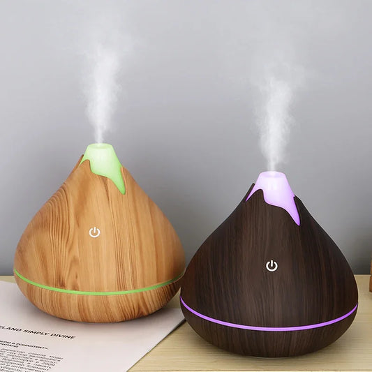 Aromatherapy Diffuser with LED Light — Ultrasonic Essential Oil Diffuser for Bedroom