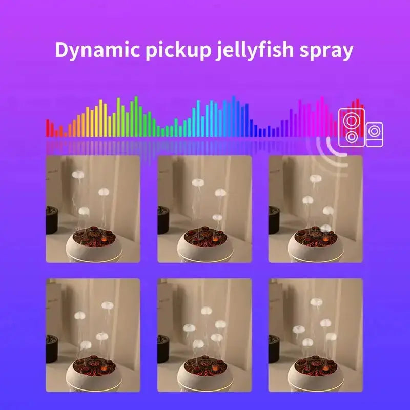 Jellyfish Humidifier Diffuser with Remote Control & 7 Colors - image 5