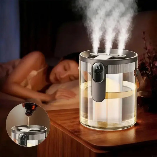 Portable Humidifier for Bedroom Humidifier Capacity Easy Clean Humidifier for Nursery Baby Night Light Desktop X7XA QuietAura