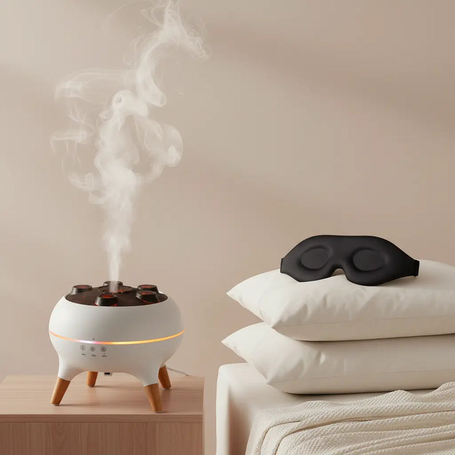 Jellyfish Humidifier Diffuser + FREE 3D Blackout Face Mask Bundle - image 1