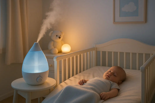 Best humidifier for baby nursery running quietly beside crib for safe overnight use
