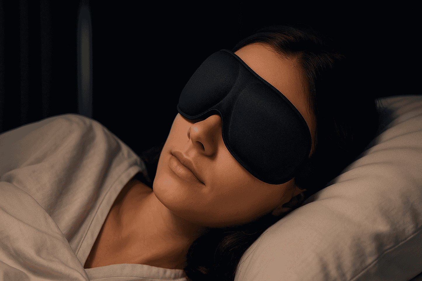 3D Sleep Mask Blocking Light