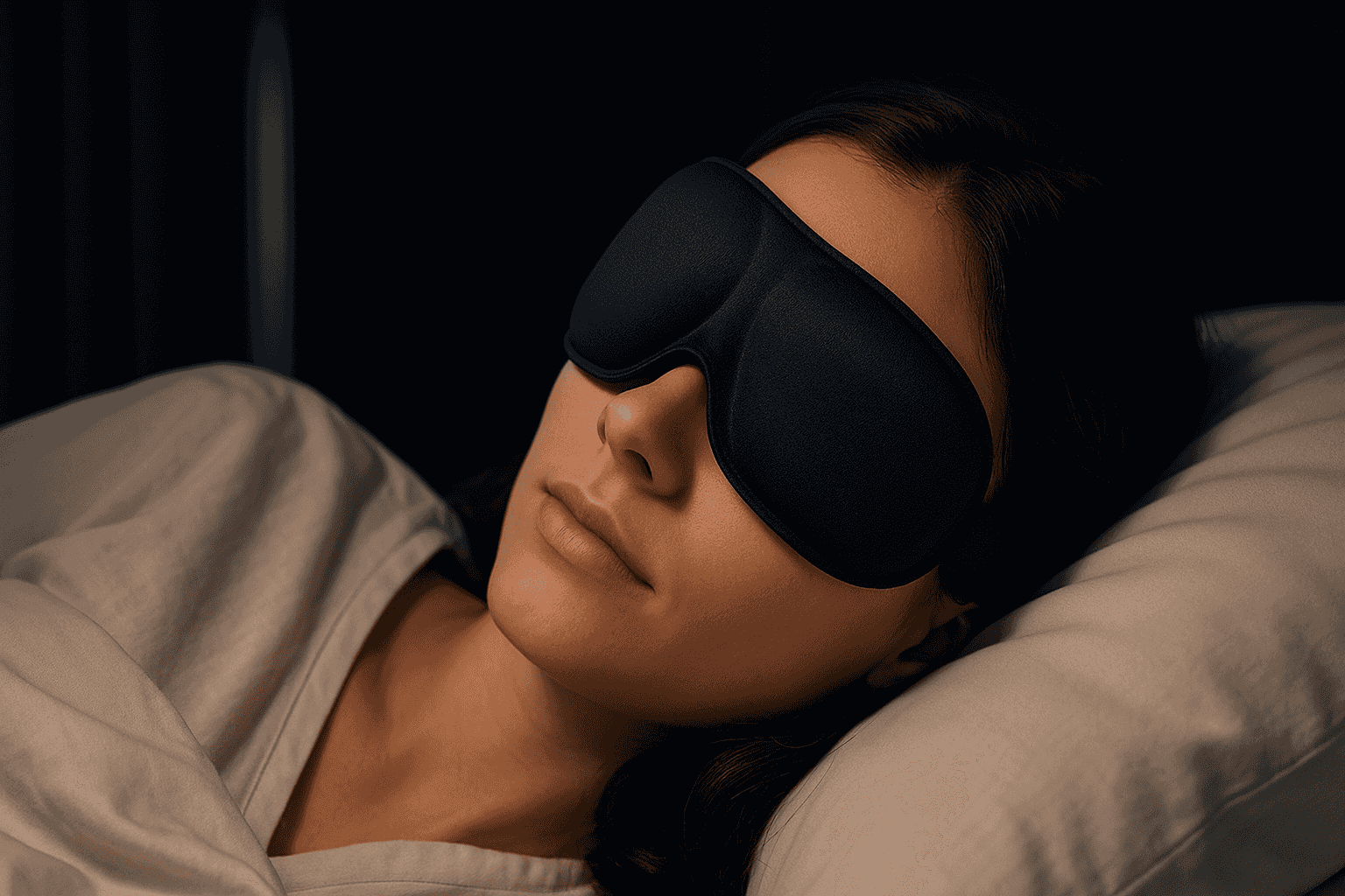 3D Sleep Mask Blocking Light