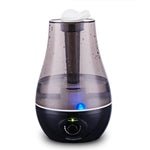 3L Ultrasonic Humidifier - Dual Nozzles with LED Night Light