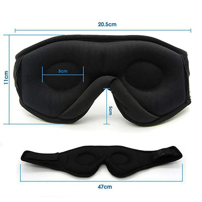 Bluetooth Sleep Eye Mask — Wireless Headphones Sleeping Mask for Side Sleepers