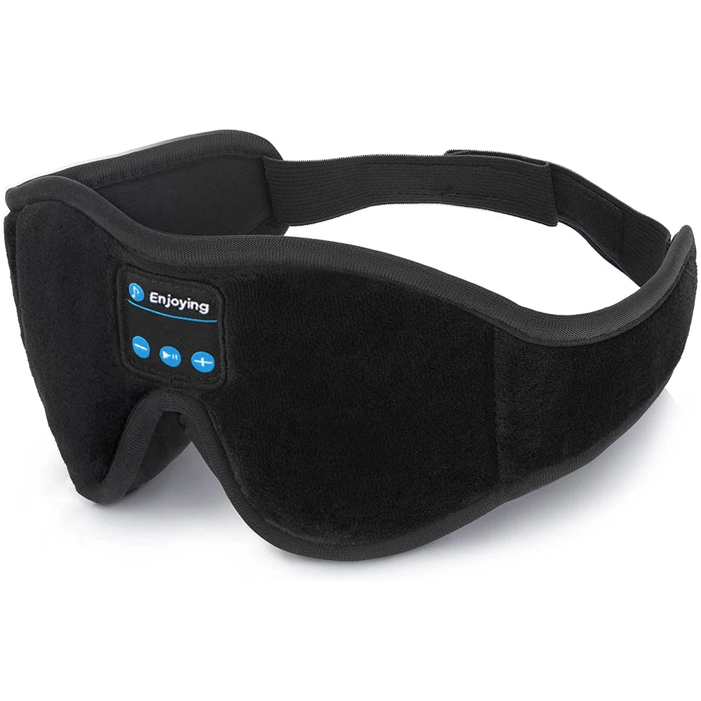 Bluetooth Sleep Eye Mask — Wireless Headphones Sleeping Mask for Side Sleepers