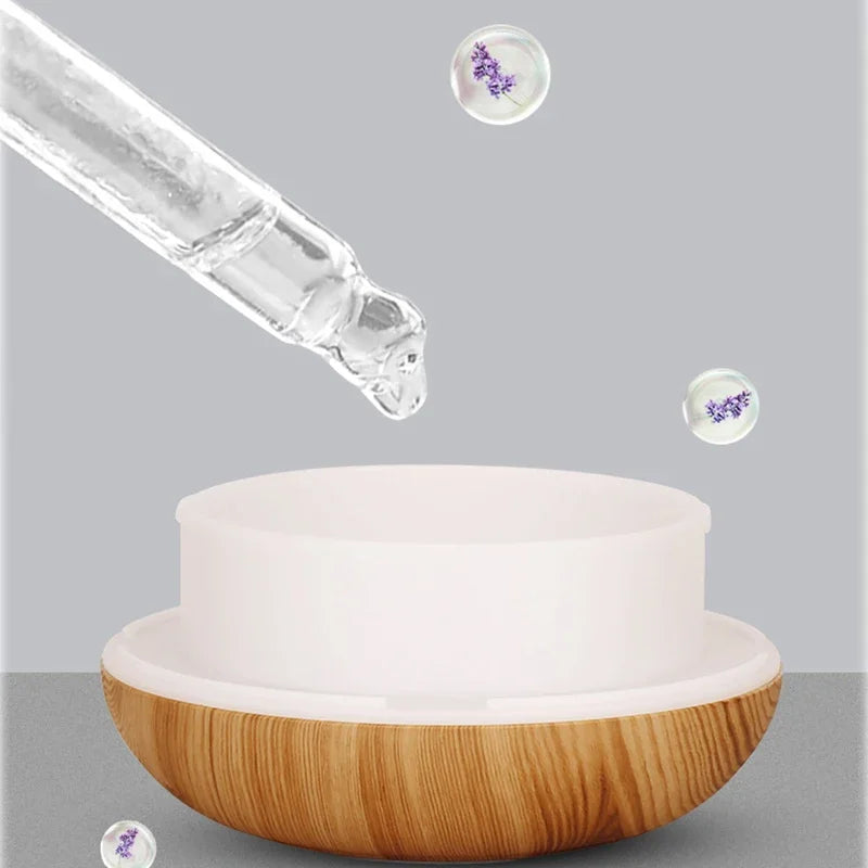 Aromatherapy Diffuser with LED Light — Ultrasonic Essential Oil Diffuser for Bedroom