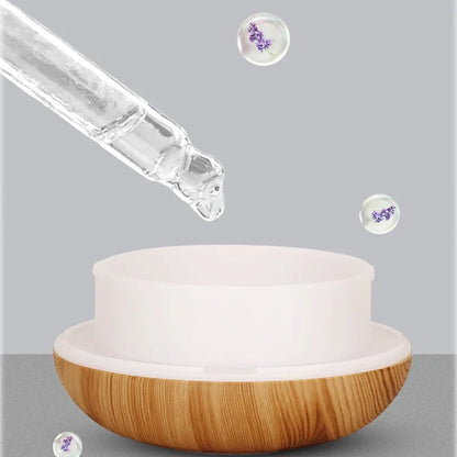 Aromatherapy Diffuser with LED Light — Ultrasonic Essential Oil Diffuser for Bedroom