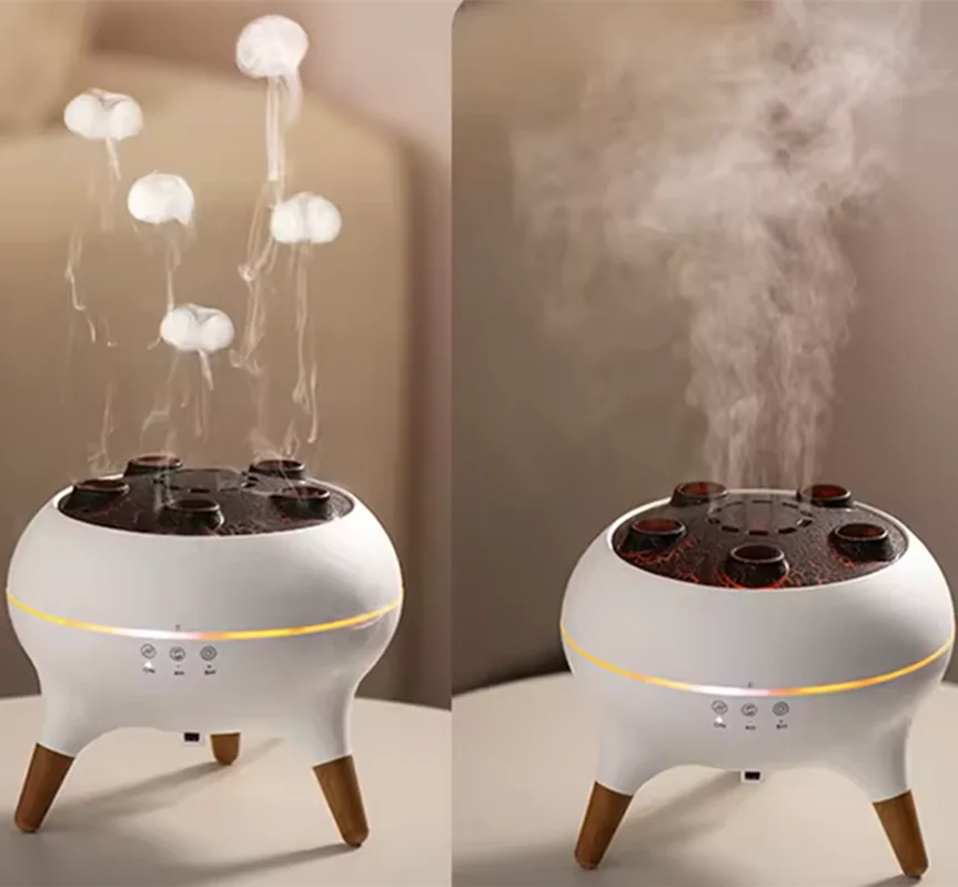 Jellyfish Humidifier - 250ml Essential Oil Diffuser with Remote Control
