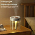 Dual Spray Humidifier USB Large Capacity Home 2L Quiet Bedroom LED Digital Display Night Light Office Desktop Mini Diffuser QuietAura