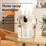 Mini 3-Spray Humidifier with Night Light for Bedroom & Desktop | QuietAura - image 1