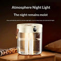 Rechargeable 3 Spray Humidifier Large Capacity Quiet Air Humidifier with Night Light Portable for Home Office Bedroom Desktop QuietAura