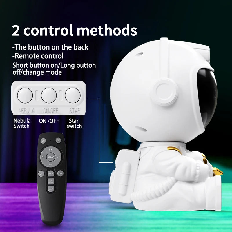 Galaxy Star Projector — LED Night Sky Projector for Bedroom Ceiling