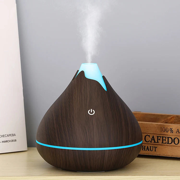 Aromatherapy Diffuser with LED Light — Ultrasonic Essential Oil Diffuser for Bedroom