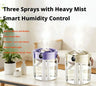 Upgraded 3 Spray Nozzle Humidifier Large Mist Silent Portable Handheld Desktop Air Purifier Home Bedroom Office Mini Humidifier QuietAura
