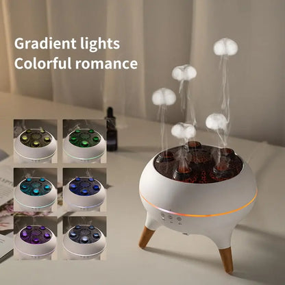 Jellyfish Humidifier - 250ml Essential Oil Diffuser with Remote Control