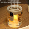 2.5L Quiet Humidifier 5 Mist Levels 3 Nozzles Mist Maker for Bedroom Home Office Desk Travel Nursery Nightstand Air Moisturizer QuietAura