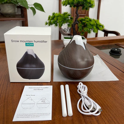 Aromatherapy Diffuser with LED Light — Ultrasonic Essential Oil Diffuser for Bedroom