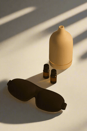 Deep Sleep Kit – Blackout Eye Mask + Aroma Diffuser Combo - Buy Online at QuietAura