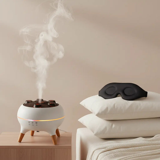 Jellyfish Humidifier Diffuser + FREE 3D Blackout Face Mask Bundle - image 1