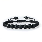 Men’s Lava Stone Bracelet – Handmade Adjustable Beaded Rope Chain - Buy Online at QuietAura