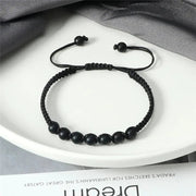 Men’s Lava Stone Bracelet – Handmade Adjustable Beaded Rope Chain - Buy Online at QuietAura
