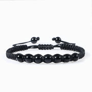 Men’s Lava Stone Bracelet – Handmade Adjustable Beaded Rope Chain - Buy Online at QuietAura