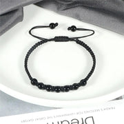 Men’s Lava Stone Bracelet – Handmade Adjustable Beaded Rope Chain - Buy Online at QuietAura