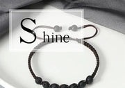 Men’s Lava Stone Bracelet – Handmade Adjustable Beaded Rope Chain - Buy Online at QuietAura