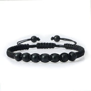 Men’s Lava Stone Bracelet – Handmade Adjustable Beaded Rope Chain - Buy Online at QuietAura