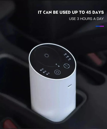 Waterless Car Scent Diffuser Nebulizer, Essential Oil Fragrance - Buy Online at QuietAura