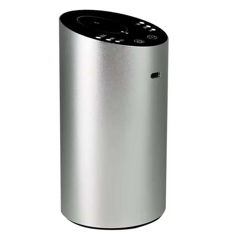 Waterless Car Scent Diffuser Nebulizer, Smart Sleep Device with sleek design and easy controls.